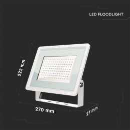 V-TAC Faro LED Esterno SMD 100W Colore Bianco 6400K IP65 Sku 6726