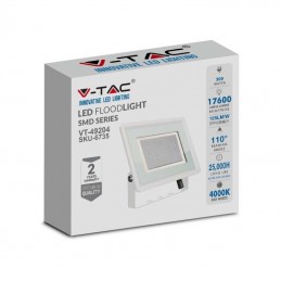 V-TAC Faro LED Esterno SMD 200W Colore Bianco 4000K IP65 Sku 6735