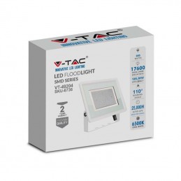 V-TAC Faro LED Esterno SMD 200W Colore Bianco 6400K IP65 Sku 6736