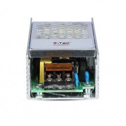 V-TAC Alimentatore Slim in Metallo 60W 24V 2.5A con 1 Uscita 130x50x31mm IP20 Sku 3261