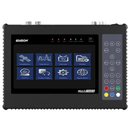 Edision Multi-Finder manometro per satellitare DVB-S/S2 terrestre DVB-T/T2 cavo DVB-C segnali H.265/HEVC & CCTV Tester