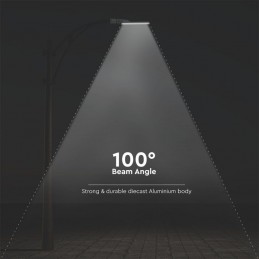 V-TAC PRO Armatura Stradale LED Chip Samsung 30W 135LM/W 3450 Lumen Grigio 4000K IP65 sku 2120422