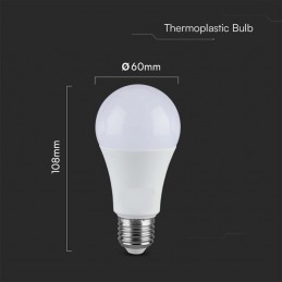 V-TAC Lampadina LED E27 17W 110LM/W A65 3000K