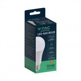 V-TAC Lampadina LED E27 17W 110LM/W A65 3000K