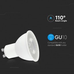 Faretto Lampadina LED GU10 7,5W 110° Copertura Trasparente 3000K SKU 218721