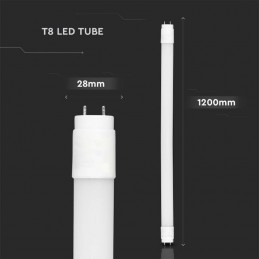 V-TAC Tubo LED T8 18W G13 120cm in Nanoplastica Incluso Starter Non Ruotabile 4000K Sku 216273