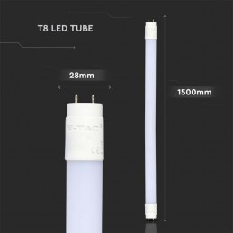 V-TAC Tubo LED T8 20W G13 150cm in Nanoplastica Non Rotabile 4000K Sku 216309