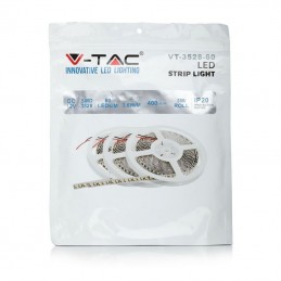 V-TAC Strip LED SMD3528 3,6W/m 5m 60 LED/m 12V 6400K IP20 8mm sku 2005