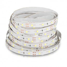 V-TAC Strip LED SMD3528 3,6W/m 5m 60 LED/m 12V 6400K IP20 8mm sku 2005