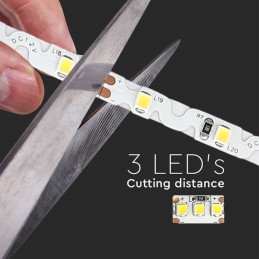 V-TAC Strip LED SMD2835 4.2W/m 5m 60 LED/m 12V 4000K IP20 6mm sku 212560
