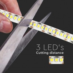 V-TAC Strip LED SMD2835 17W/m 5m 204 LED/m 12V 4000K IP20 10mm sku 212462