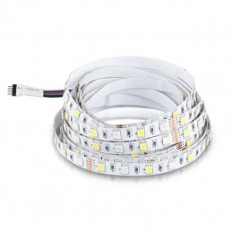 V-TAC Strip LED SMD5050 8W/m 5m 60 LED/m 12V RGB + 3000K IP20 10mm sku 212553