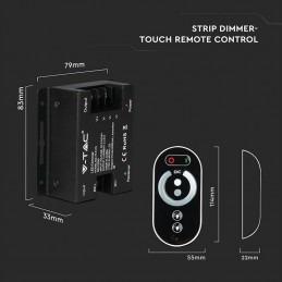 V-TAC Controller per Strip LED Dimmerabile Telecomando Touch sku 2590