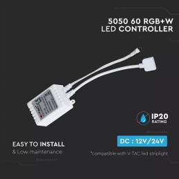 V-TAC Controller per Strip LED RGB+W Dimmerabile con Telecomando 40 Tasti sku 3326