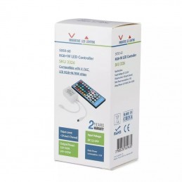 V-TAC Controller per Strip LED RGB+W Dimmerabile con Telecomando 40 Tasti sku 3326