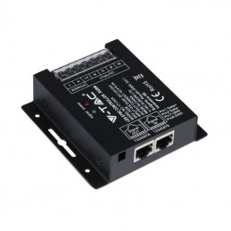 V-TAC Controller per Strip LED RGB+W Dimmerabile Porta RJ45 con Telecomando 24 Tasti sku 3338