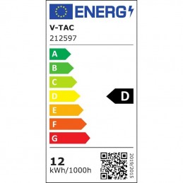 V-TAC Strip LED SMD2835 12W/m 5m 168 LED/m 140LM/W 24V 4000K IP20 10mm sku 212597