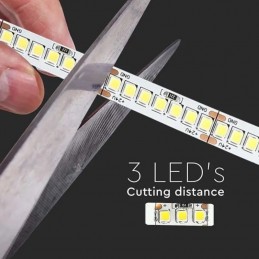 V-TAC Strip LED SMD2835 18W/m 5m 238 LED/m 135LM/W 24V 4000K IP20 10mm sku 212600