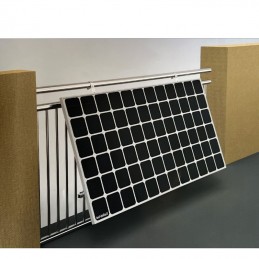 KIT Di Montaggio Da Balcone Per Pannello Solare Fotovoltaico Inclinazione Regolabile