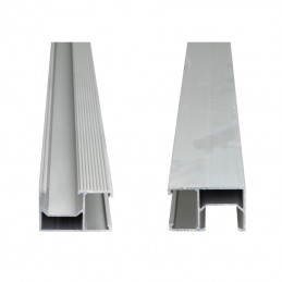 V-TAC Profilo in Alluminio per Fissaggio Pannelli Solari Fotovoltaici Lunghezza 2m (4 Pezzi)