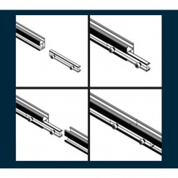 V-TAC 8*Giunzione di profilo per fissaggio pannelli fotovoltaici VT-450 VT-545 sku 11394