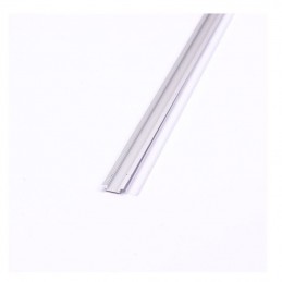 V-TAC Profilo Lineare per Strip LED fino a 21.5mm, Alluminio Silver con Copertura Opaca 2000x23.5x9.8mm sku 3352