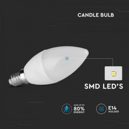 Lampadina LED E14 3,7W Candela 6500K sku 214122