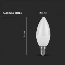 Lampadina LED E14 3,7W Candela 6500K sku 214122