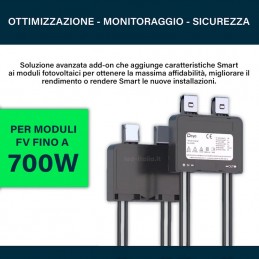 V-TAC Ottimizzatore di Potenza Deye Smart per Pannelli Solari Fotovoltaici fino a 700W 80V 15A