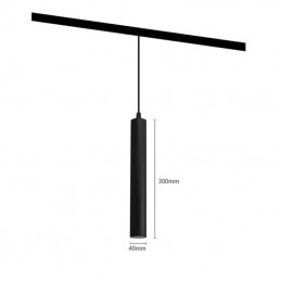 Lampada LED a sospensione 12W 30cm per binario ad incasso magnetico 48V led incluso