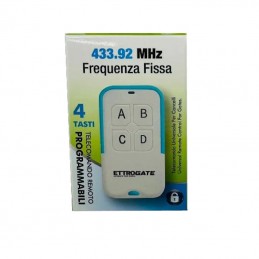 EttroGate Telecomando Universale 433Mhz Autoapprendimento Apricancello Porta Garage 4 Canali ET6007