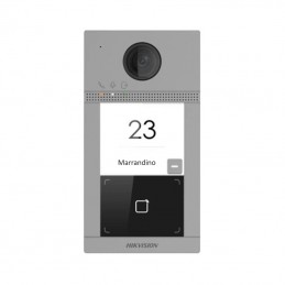 Hikvision DS-KV8113-WME1 Postazione esterna 1 Pulsante Videocitofono WiFi / IP