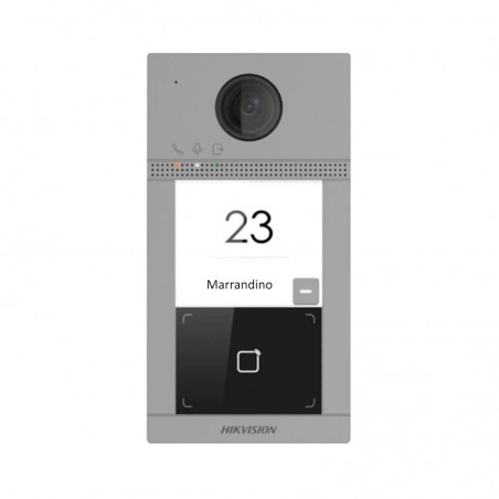 Hikvision DS-KV8113-WME1 Postazione esterna 1 Pulsante Videocitofono WiFi / IP