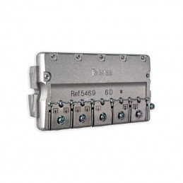 5469 Splitter Partitore TV a 6 Uscite Televes Easy-F All Band DC