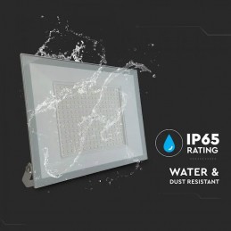 V-TAC Faro Led SMD 200W Slim E-Series con Driver Integrato Natura 4000K IP65 SKU 23975