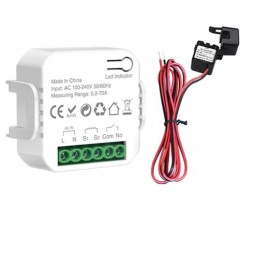 Sonoff Smart Meter Contatorte Di energia Fino A 70Ah Con CT Incluso e Contatto NO