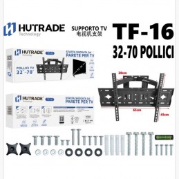 TF-16 Staffa Tv Snodabile 32-70 Pollici 60Kg Con Doppio Snodo