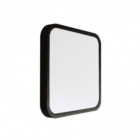 Plafoniera Led Quadrata 24W Cornice Nera 4000K IP44 Sku 76461