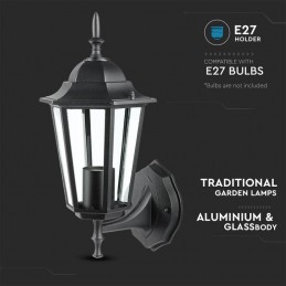Lampada V-TAC LED da muro a lanterna con portalampada Sku 7066 IP44