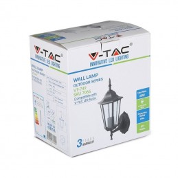 Lampada V-TAC LED da muro a lanterna con portalampada Sku 7066 IP44