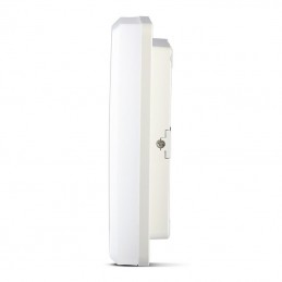 V-TAC PRO Plafoniera LED Chip Samsung Quadrata 25W 120LM/W Colore Bianco 6400K IP44