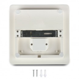 V-TAC PRO Plafoniera LED Chip Samsung Quadrata 25W 120LM/W Colore Bianco 6400K IP44