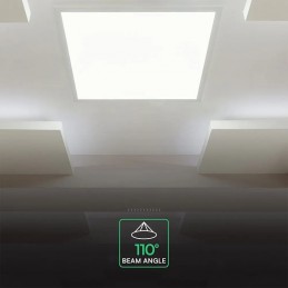 V-TAC Pannello LED 40W 120LM/W da Incasso Driver Esterno 600x600mm Bianco 4000K sKU 24143