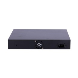 Switch PoE 16 porte RJ45 + 2 SFP Uplink - 16x 10/100/1000Mbps + 2x 10/100/1000Mbps - 16 PoE Ports 802.3af/at to 30W per port -
