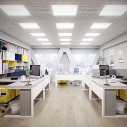 V-TAC Pannello Led 36W 120LM/W Installazione 2in1 da Incasso/Plafone, Driver Integrato, 600x600mm Colore Bianco 6500K Sku 23766
