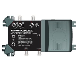 Centralino Amplificatore 3 IN VHF+ UHF +UHF 45dB 118dBuV 5G