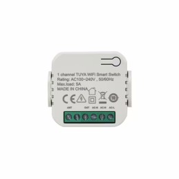 Ricevente 1 canale Con App Tuya AC 85-220V 433.92MHz 2.4G memoria: Max 28 Telecomandi Misure: 48*35*16mm
