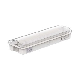 V-TAC Lampada LED di emergenza con Installazione a Parete e Pulsante di Autotest, Autonomia 3h 6400K IP65