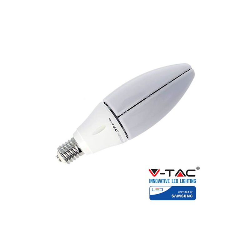 V-TAC VT-260 PRO LAMPADINA LED OLIVE LAMP E40 60W CHIP SAMSUNG - SKU 187/188
