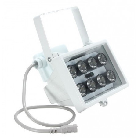 Illuminatore luce infrarossa per telecamera di sicurezza IR 8 LED 12V lampada visione notturna